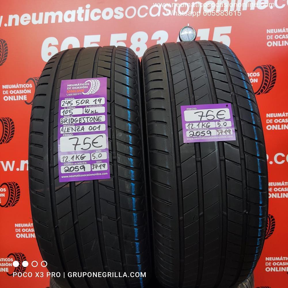 2X 245 50 R19 105W XL 5.0/5.0mm Bridgestone Alenza 001 Ref.2059