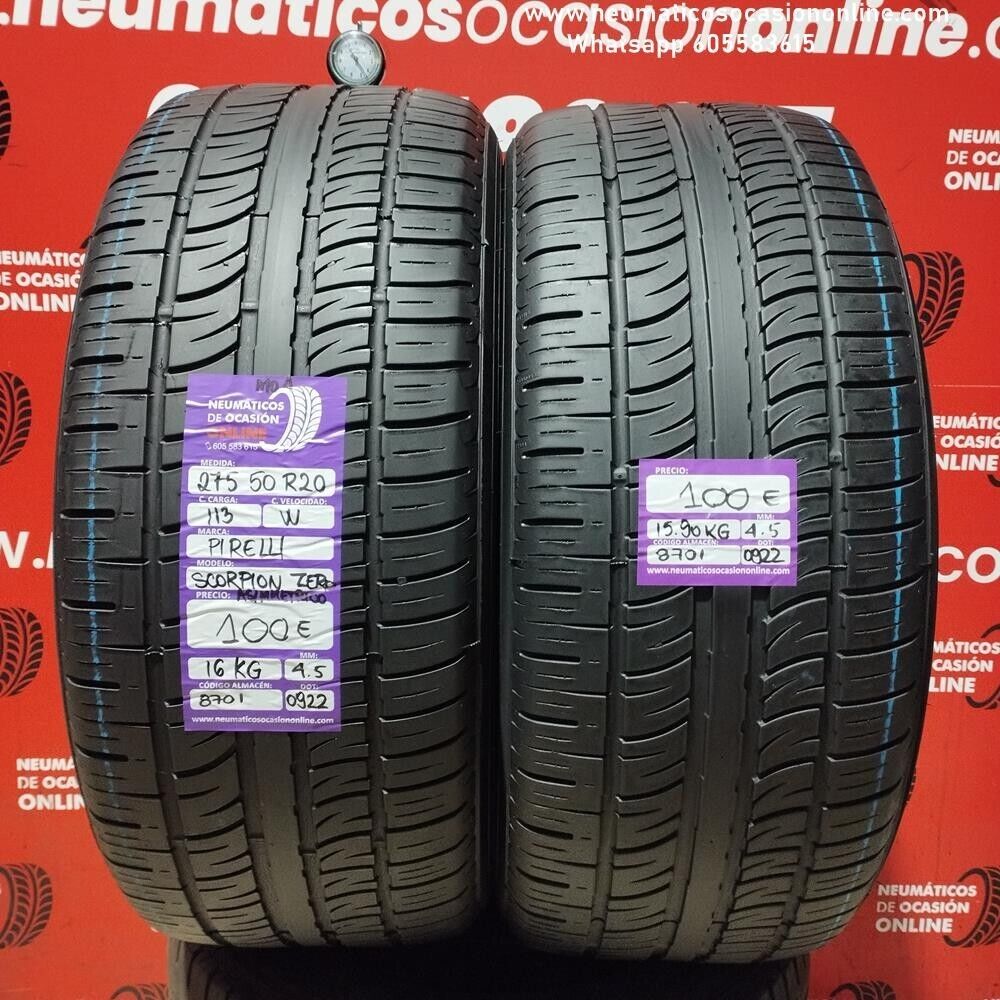 2x 275 50 R20 113W Scorpion Zero Asymmetric 4.5/4.5 mm Ref.8701