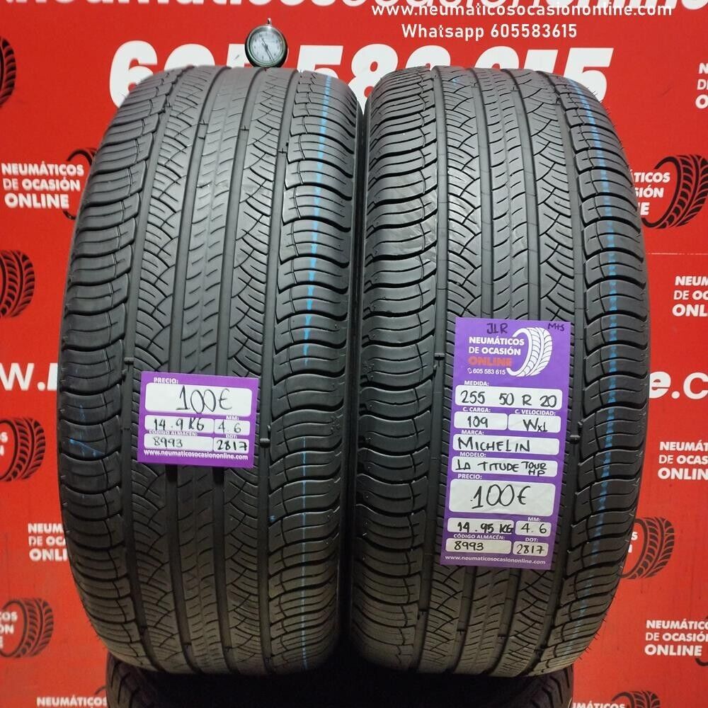 2x 255 50 R20 109W XL Michelin Latitude Tour HP JLR M+S 4.6/4.6 mm Ref.8993