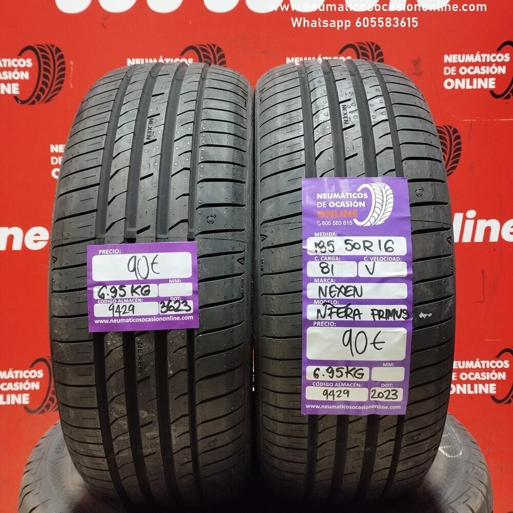 2x 185 50 R 16 81V NEXEN N'FERA PRIMUS (SIN USO) REF:9429