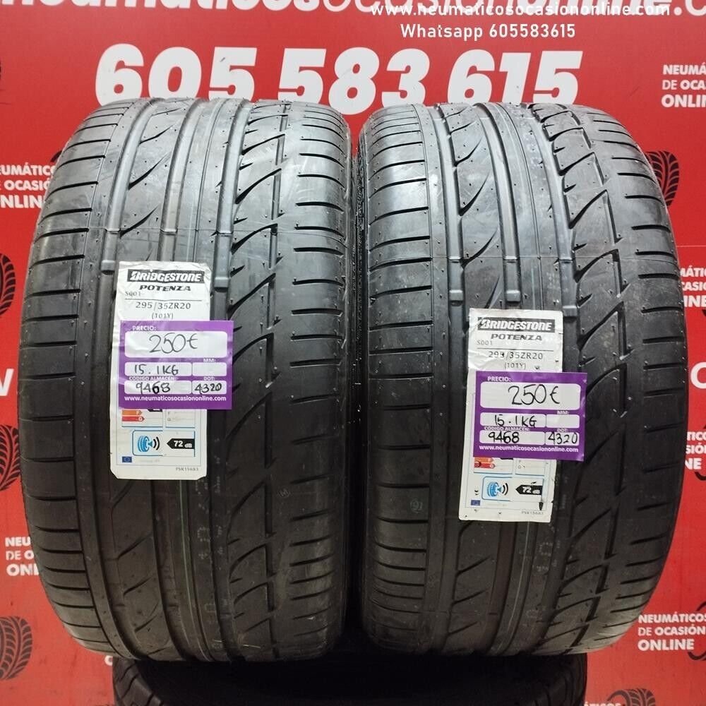 2x 295 35 ZR20 101Y BRIDGESTONE POTENZA S001 (SIN USO) REF:9468