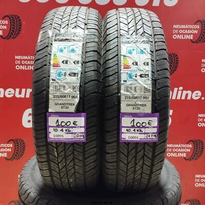 2x 215 60 R17 96H DUNLOP GRANDTREK ST20 DOT: 0219/0119 (INUTILIZZATO) Ref.10691