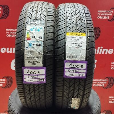 2x 215 60 R17 96H DUNLOP GRANDTREK DOT: 0119 (INUTILIZZATO) Ref.10690