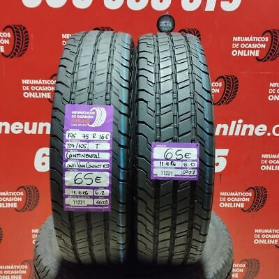 2x 195 75 R 16C 107/105T CONTINENTAL CONTI VAN CONTACT 6,2/8,0 mm REF:11221