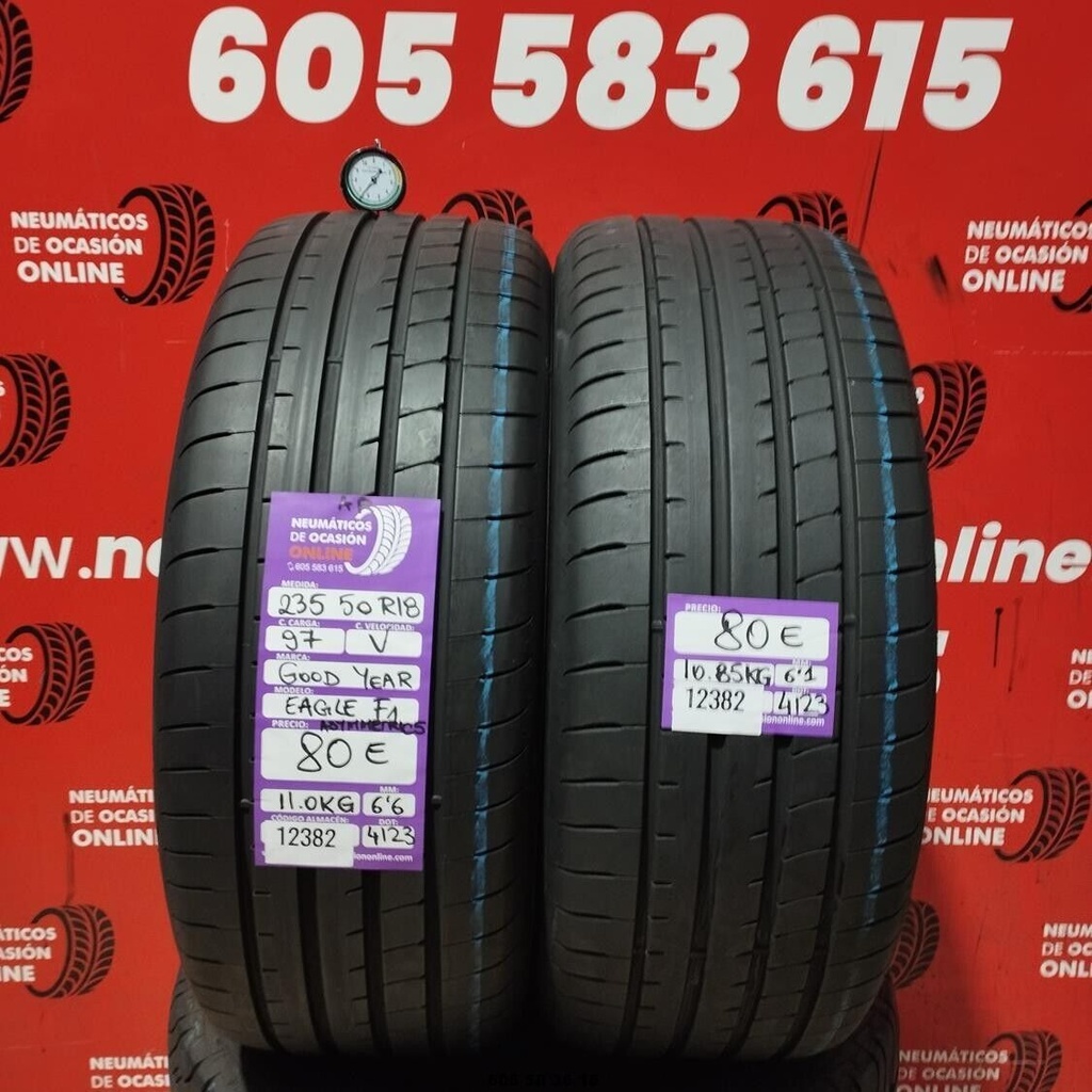 2x 225 45 R19 96WXL CONTINENTAL ECO CONTACT6 RSC RFT 4.8/4.8mm REF:12527