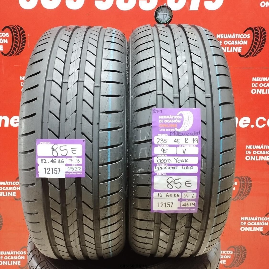 2x 235 45 R19 95V GOODYEAR EFFICIENTE PRESA RFT MO ESTESA 7,3/8,2 mm REF:12157