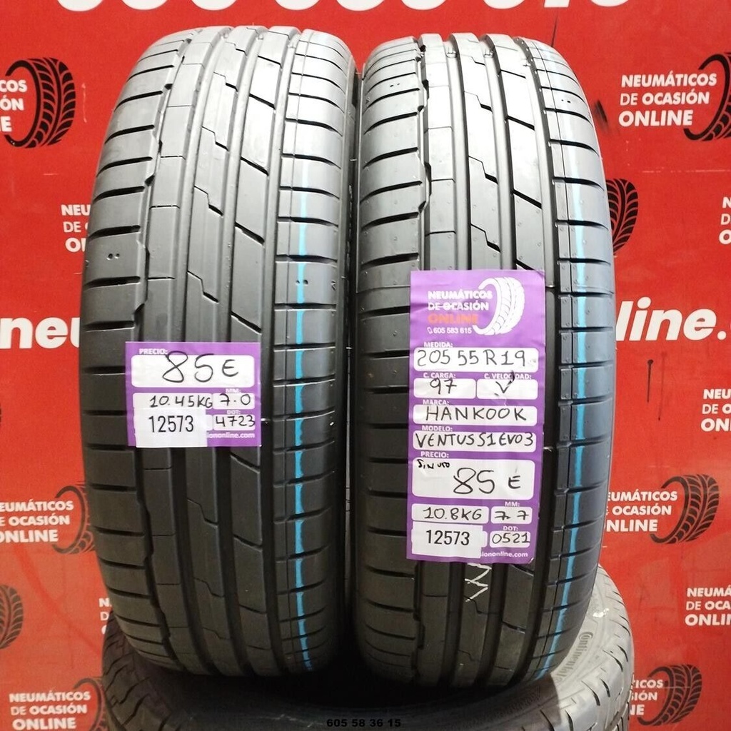 205 55 R19 97V HANKOOK VENTUS S1 EVO3 DOT:4723/0521 (SIN USO) Ref.12573