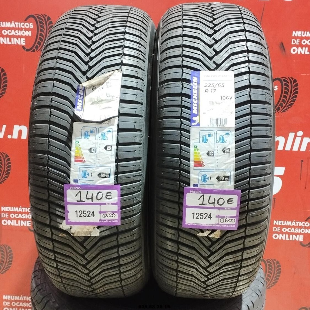 2x 225 65 R17 106V MICHELIN DOT: 0520 (SIN USO) Ref:12524