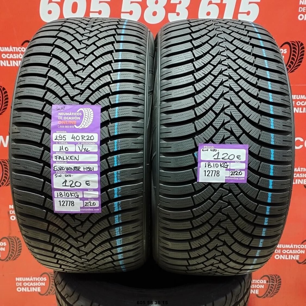 2x 295 40 R20 110VXL FALKEN EURO WINTER DOT:2120 (SIN USO) Ref:12778