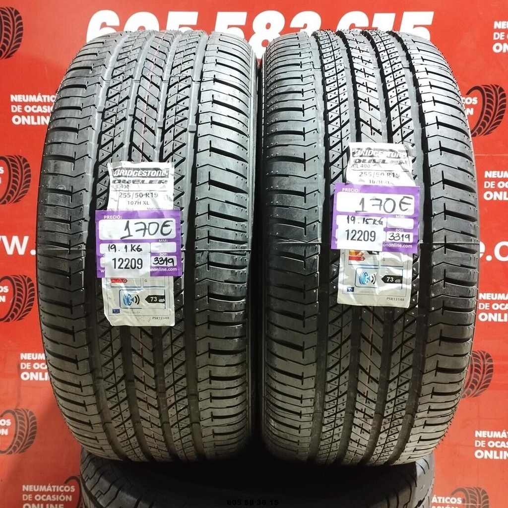 255 50 R19 107H BRIDGESTONE DUELER DOT:3319 (SIN USO)  REF:12209