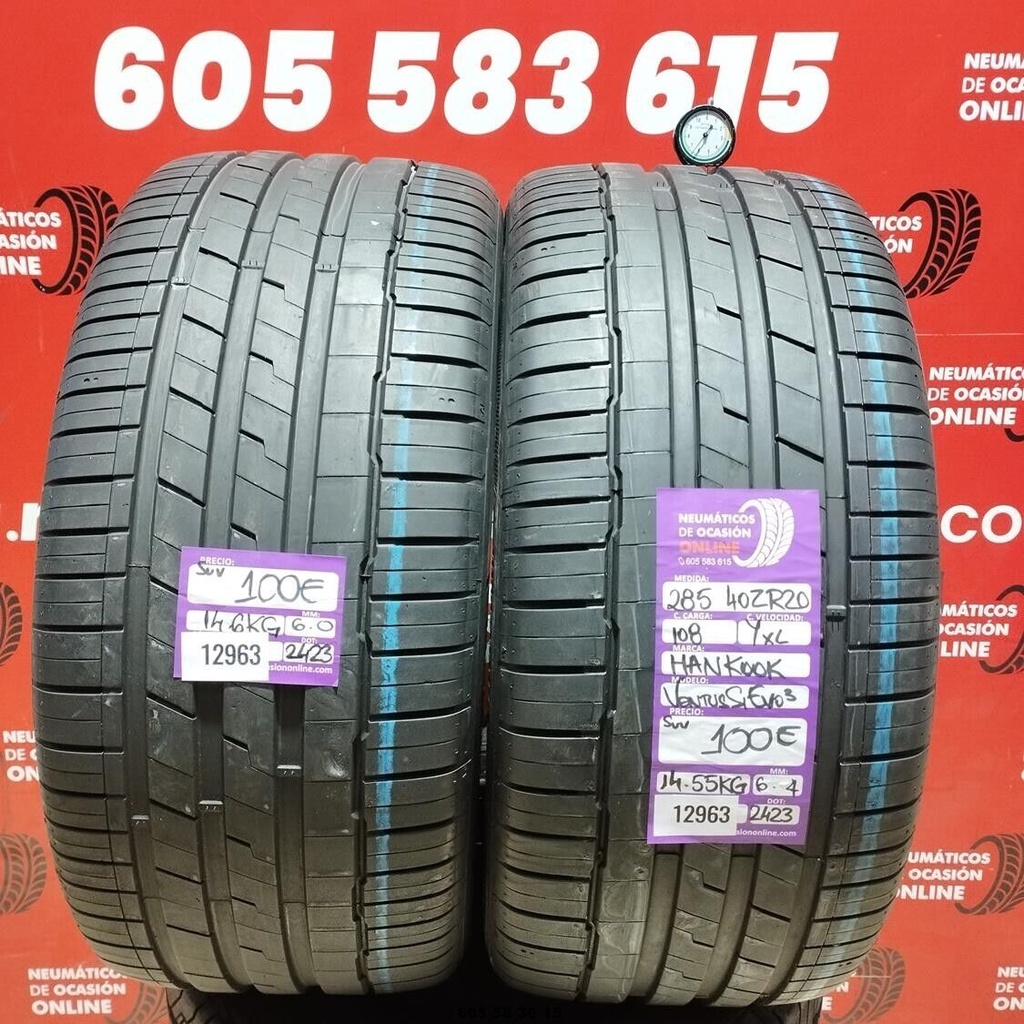 285 40 Z R20 108YXL HANKOOK VENTUS S1 EVO3 SUV 6.0/6.4mm REF:12963