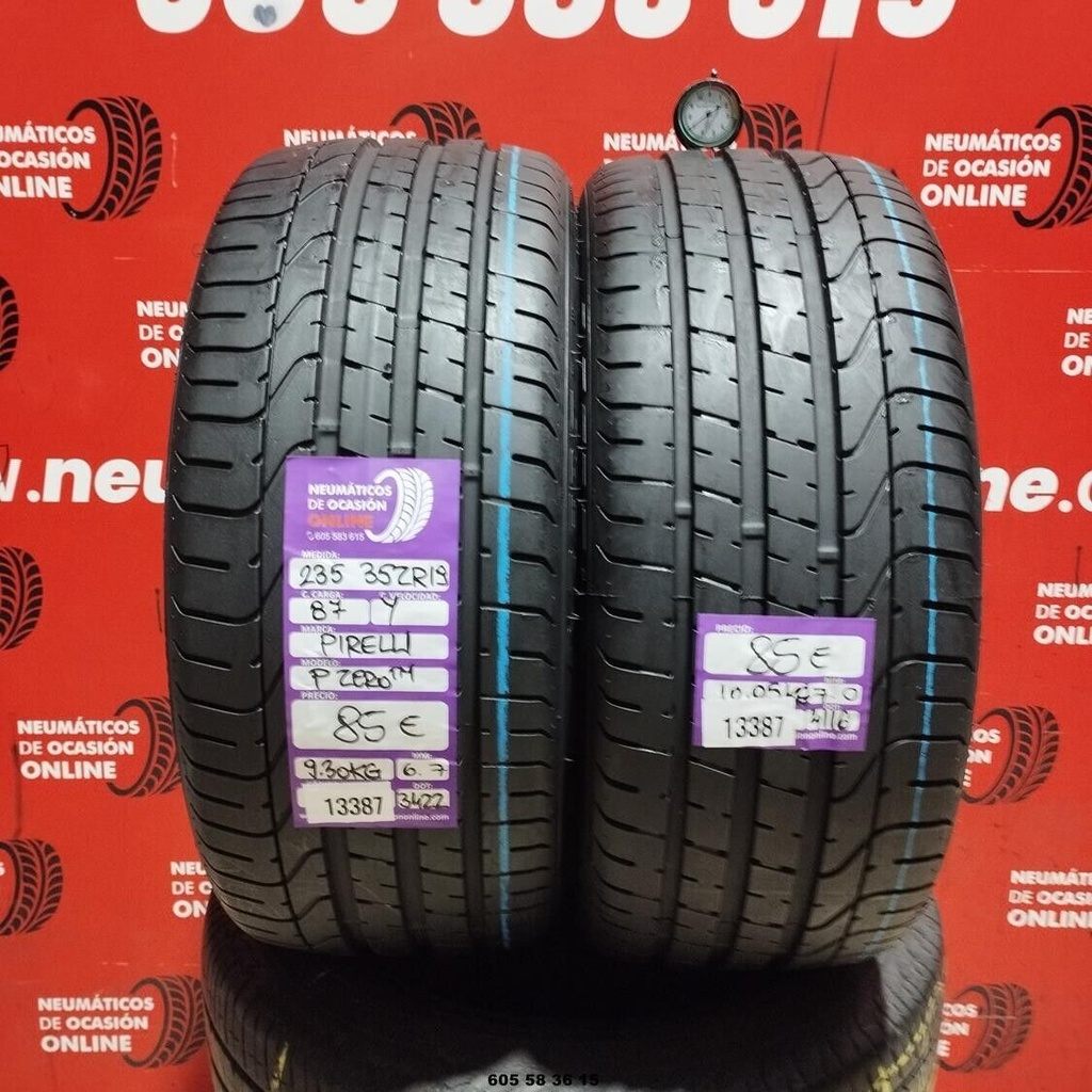 2x 235 35 ZR19 87Y PIRELLI PZERO TM 6.7/7.0mm REF:13387