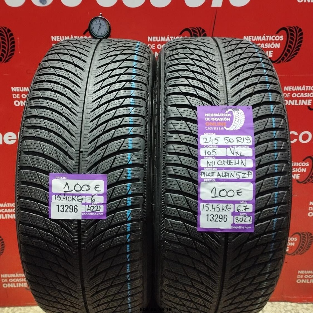 2 245 50 R19 105V XL M+S* MICHELIN PILOT ALPIN 5 ZP 5.0/5.7MM REF. 13296