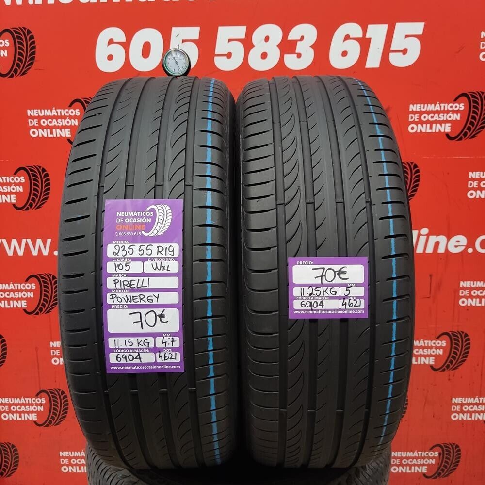 2x235 55 R19 105W XL 4.7/5.0mm Pirelli Powergy Ref.6904