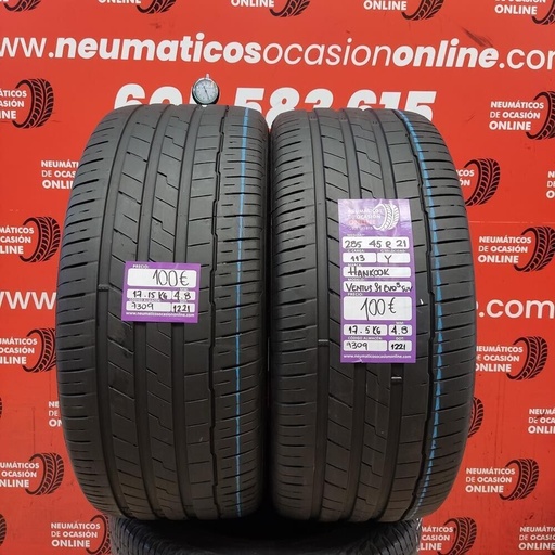 [Ref.7309] [Ref.7309] 2x 285 45 R21 113Y 4.8/4.8mm Hankook Ventus S1 Evo 3 SUV Ref.7309