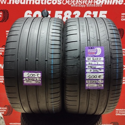 [Ref.8751] [Ref.8751] 2x 305 30 R21 100Y Pirelli P.Zero TM NA1 5.1/4.7 mm Ref.8751