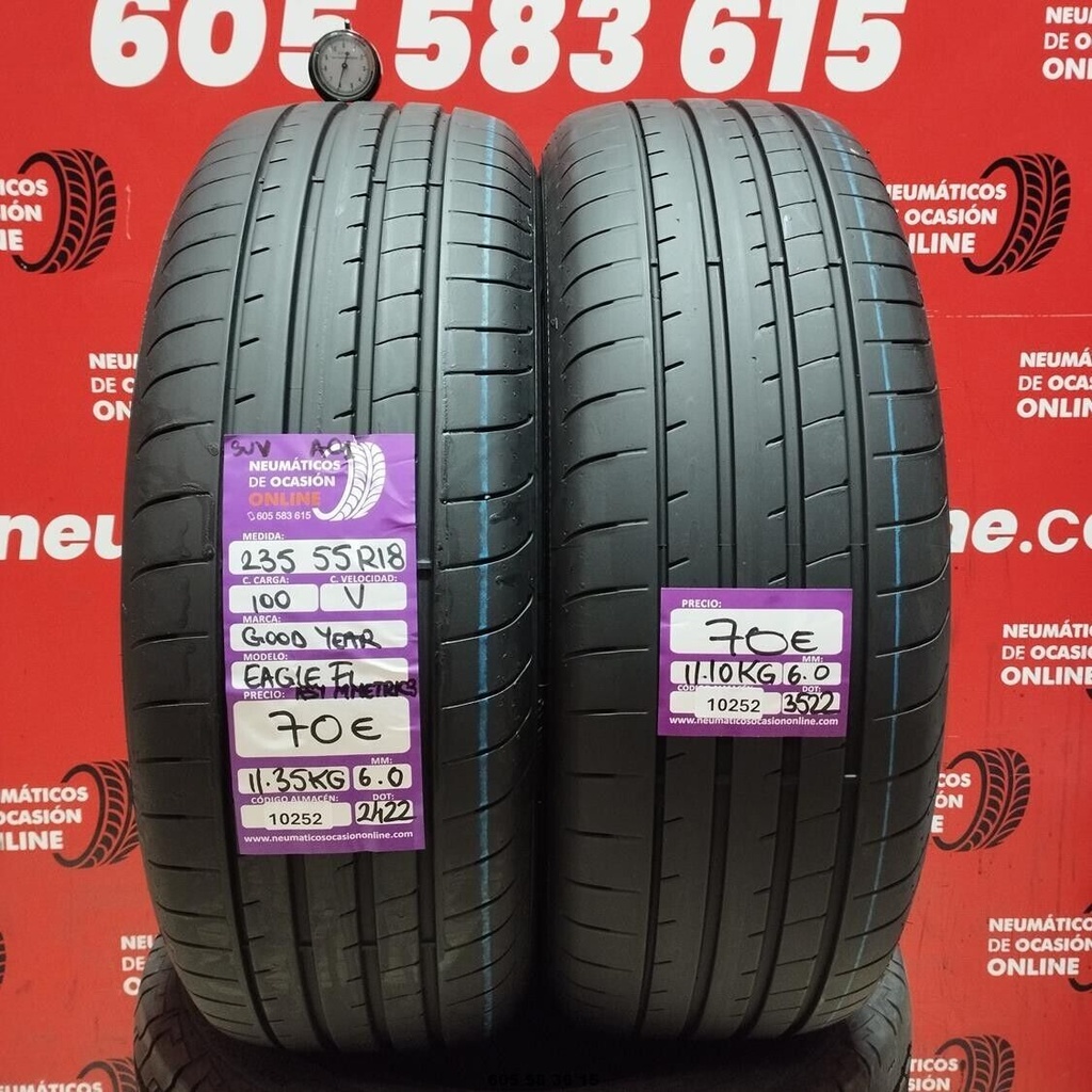 2x235 55 R18 100V GOODYEAR EAGLE F1 ASYMMETRICS SUV AC1 6.0/6.0mm REF:10252