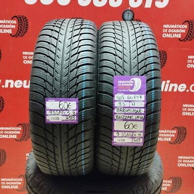 [Ref: 11139] 2x 205 60 R17 93H BRIDGESTONE BLIZZAK LM 001 5,8/5,8 mm REF: 11139