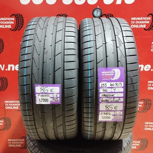 [Ref: 12200] 2x 235 40 R19 96Y HANKOOK VENTUS S1 EVO2 5,4/5,4 mm REF:12200