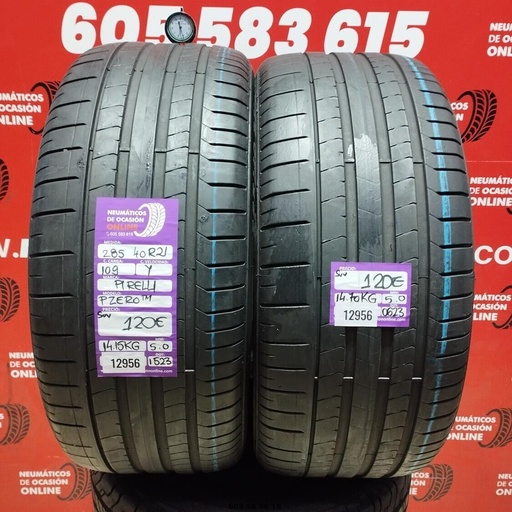 [Ref:12956] 285 40 R21 109Y PIRELLI PZERO TM SUV 5.0/5.0mm REF:12956