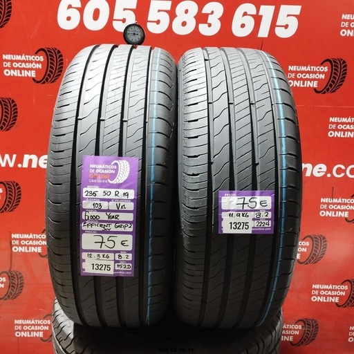 [Ref: 13275] 235 50 R19 103VXL GOODYEAR EFFICIENT GRIP SUV 8.2/8.2mm REF:13275