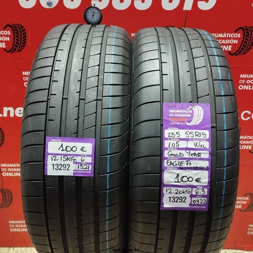 [Ref:13292] 2x 235 55 R19 105W XL  LR  GOODYEAR EAGLE ASYMETRIC3 6.0/6.3MM REF. 13292