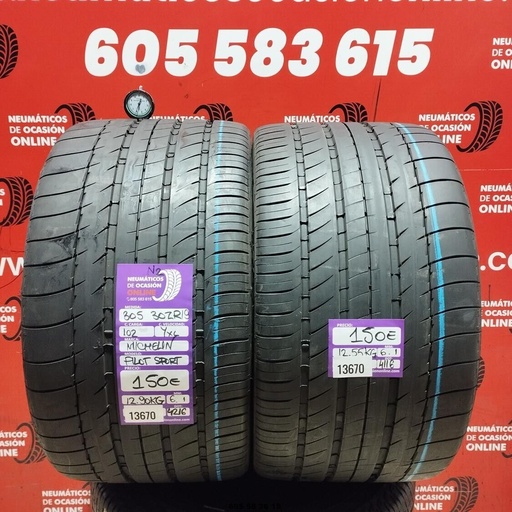 [Ref:13670] 22x 305 30 ZR19 102Y XL MICHELIN PILOT SPORT N2  6.1/6.1 MM REF. 13670