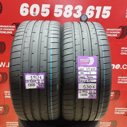 [Ref:13335] 2x 265 35 R21 101Y XL Goodyear Eagle F1 Asymétrique 5 6.6/6.6MM Réf. 13335