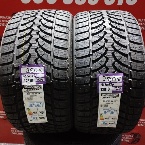 [Ref.12810] 2x 295 35 R20 105W Bridgestone Blizzak LM32 Dot: 19/20 (Sans Usage) Ref.12810